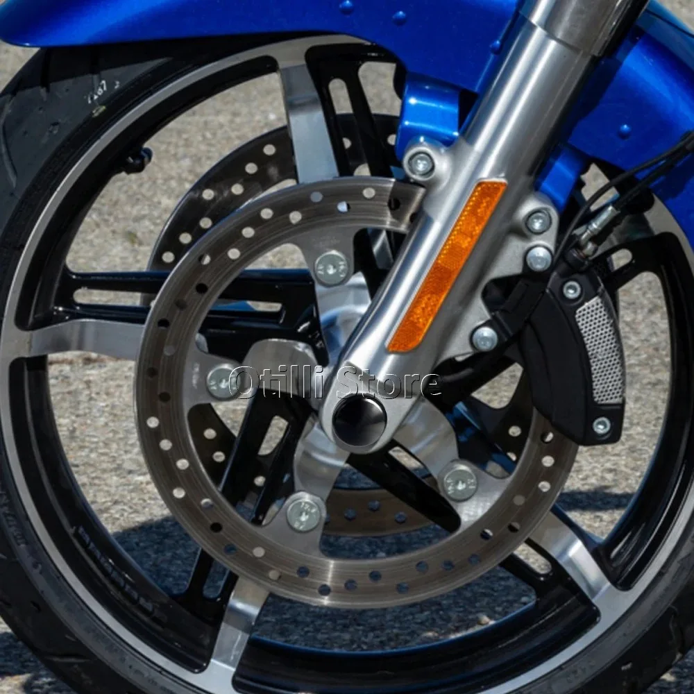 قبعات صامولة المحور الأمامي للدراجة النارية متوافقة مع Harley Touring Street Road Glide CVO FLHX FLTRX CVO Road Glide FLTRXSE 2025 2024 #5