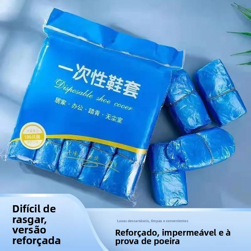 cubrezapatos-desechables-gruesos-impermeables-para-uso-en-interiores-duraderos-de-plastico-para-dias-lluviosos-200-piezas