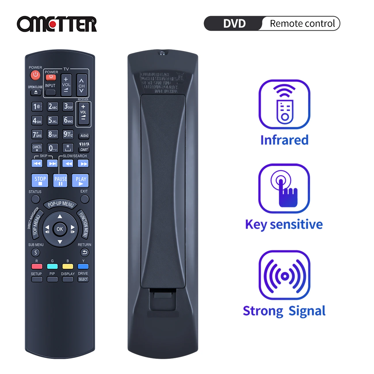 جديد N2QAYB000508 لباناسونيك التحكم عن بعد بلو راي دي في دي القرص لاعب EUR7658Y90 DMP-B500 BD30 BD35 BD45 BD50 BD60