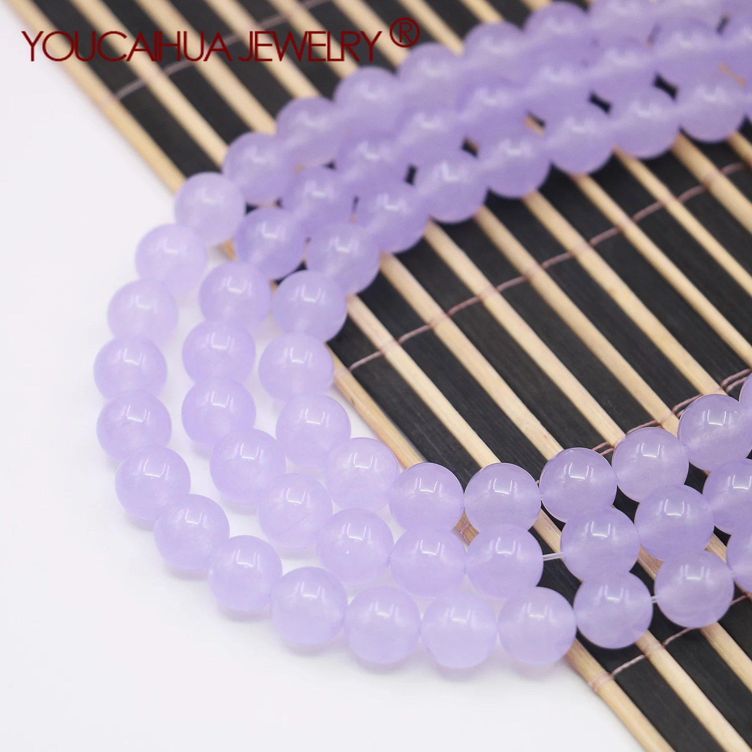 

6/8/10/12mm Natural Pink Amethysts Crystal Accessory Crafts Loose Stone Semi Finished DIY Jewelry Making Round Beads Gift 15inch