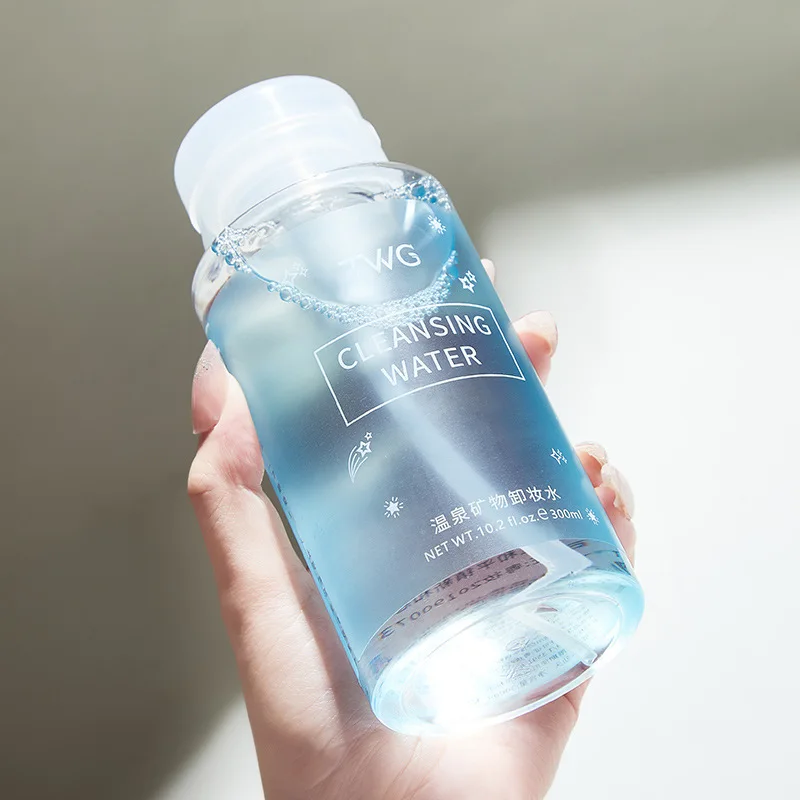 TWG Amino Acid Press Type Cleansing Water 300ml - Hot Spring Mineral Infused Makeup Remover for Gentle Face Cleansing