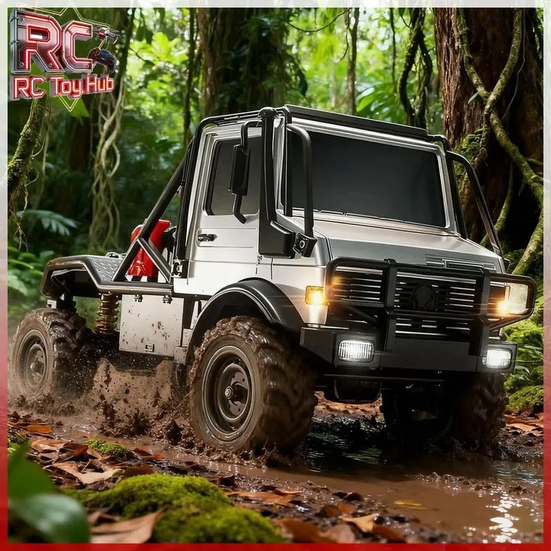 MN MODEL 1:18 RC Unimog U4000 4WD All Proportional Control Alloy Front Off Road Climbing Crawler Truck For RC Hobby Enthusiasts