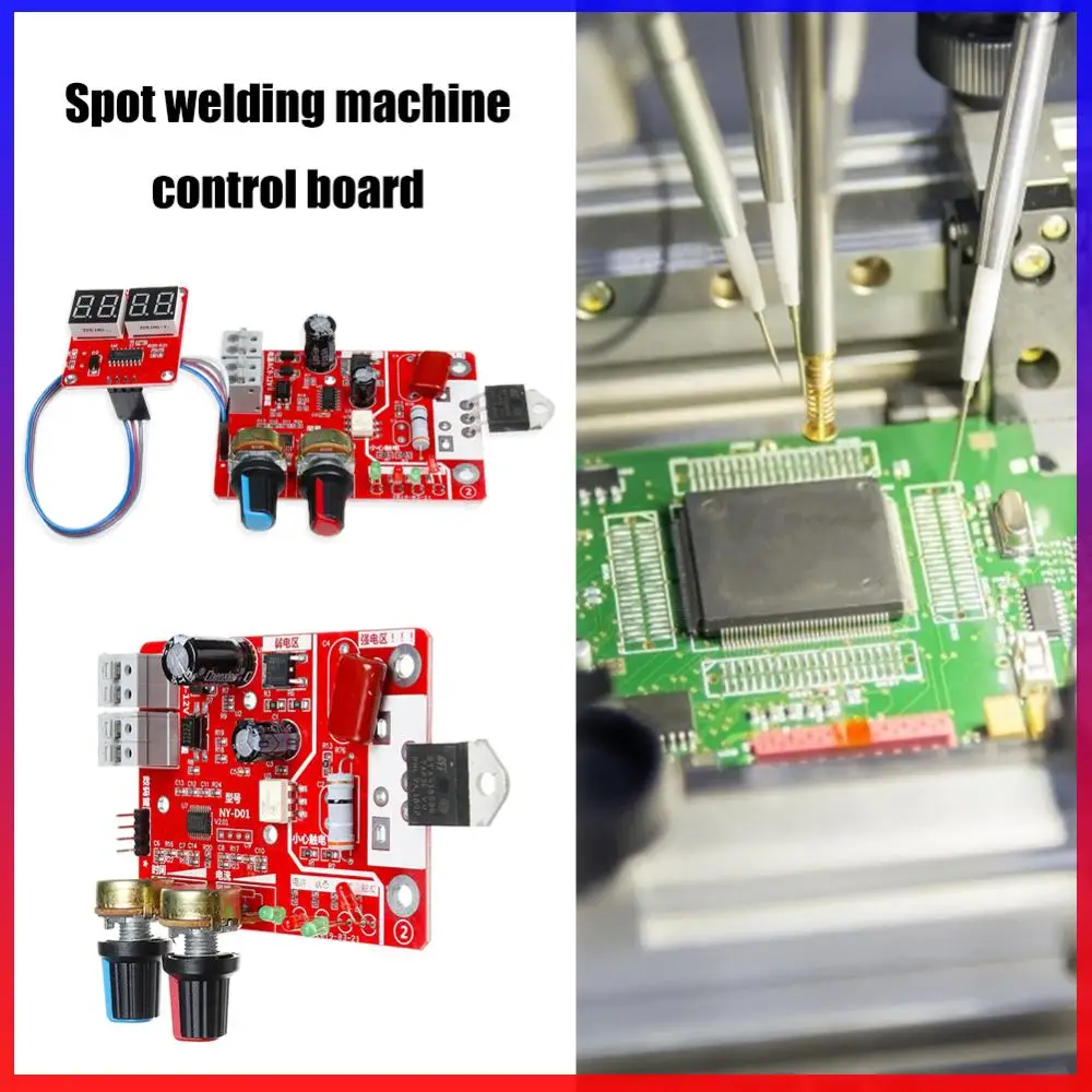 

Плата управления аппаратом точечной сварки с регулировкой времени и тока, цифровой дисплей, для DIY-проектов и аксессуаров для аккумуляторов