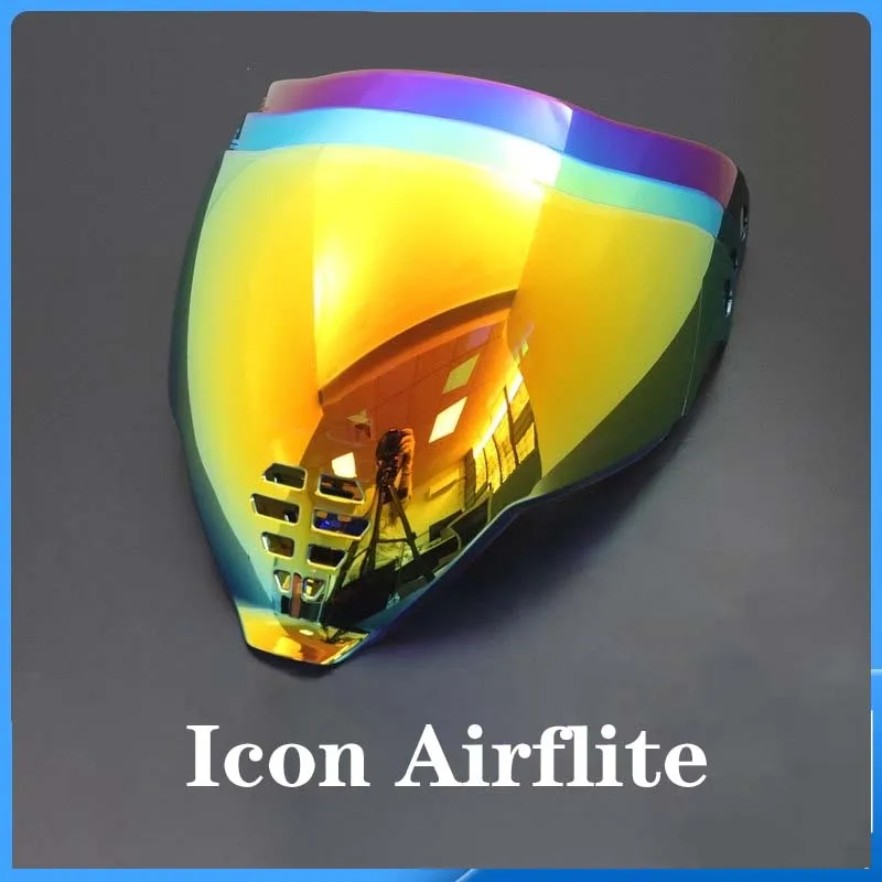 Motorcycle Icon Airflite Visor Shield Fliteshield Mirrored Airflite Faceshield Replacement Face Shield for The Airflite Helmets.