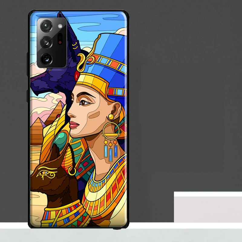 مصر نفرتيتي أنوبيس عنخ حافظة لهاتف سامسونج جالاكسي S23 S24 S25 الترا S9 S10 S20 S21 S22 Plus S23 FE S25 FE غطاء هاتف #6