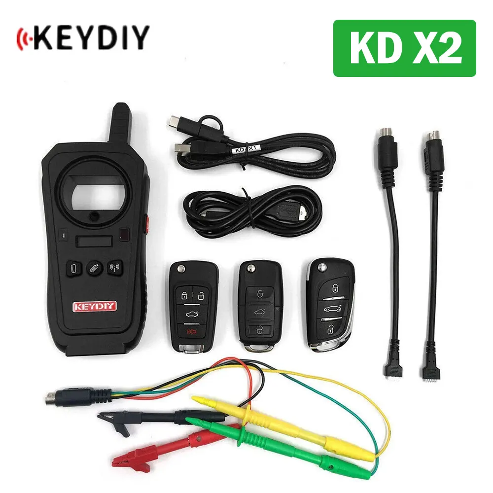 

KEYDIY KD-X2 Original Car Key Programmer Auto Remote Maker Unlocker Key Generator/Chip Reader/Frequency Tester KDX2