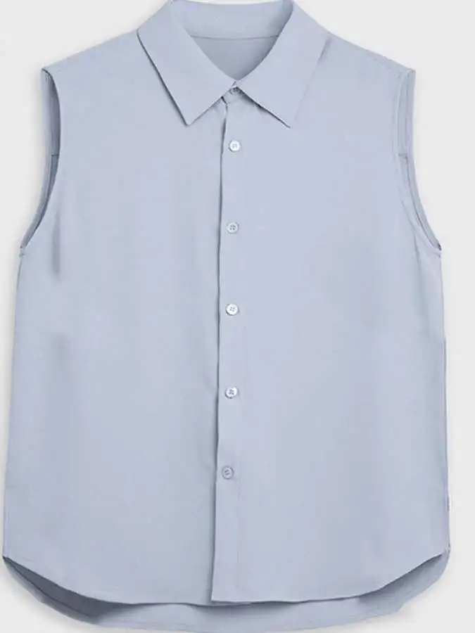 

Женская жилетка Blue Spring Autumn Svel, универсальная, с принтом, прямого кроя, в корейском стиле, из полиэстера, повседневная...