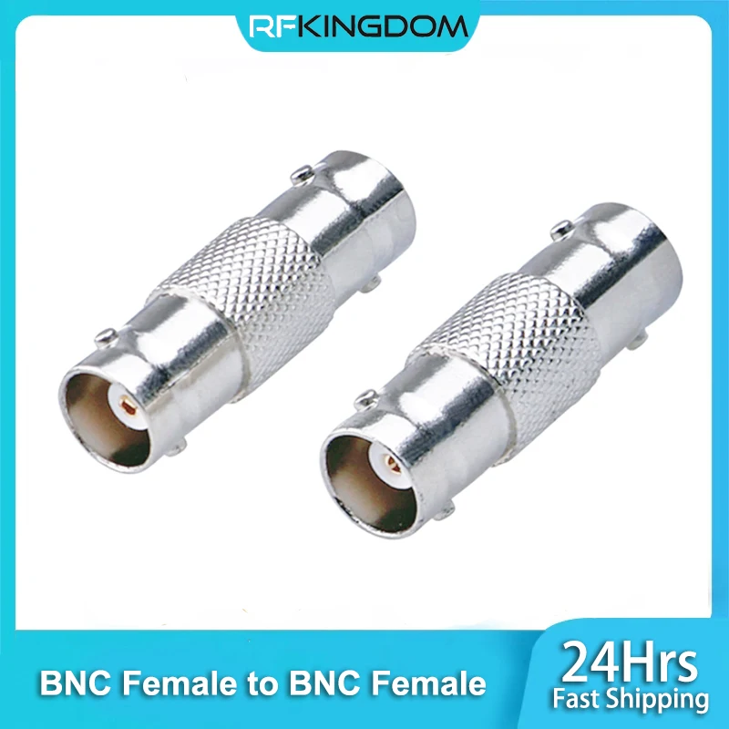 BNC Female to BNC Female Barrel Adapter RF Coax Connector Straight Converter for SDI Video Camera Cable