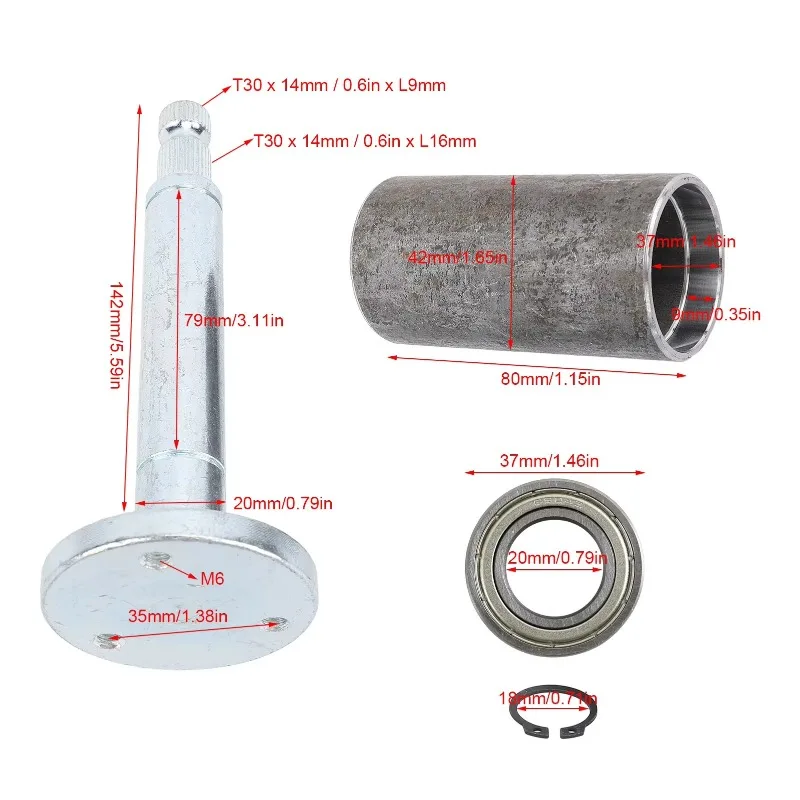 Steering Wheel 3-Hole Base Fixing Seat Shaft Is Used for Refitting Kart Self-Made Four-Wheel Electric Car Steering Accessories