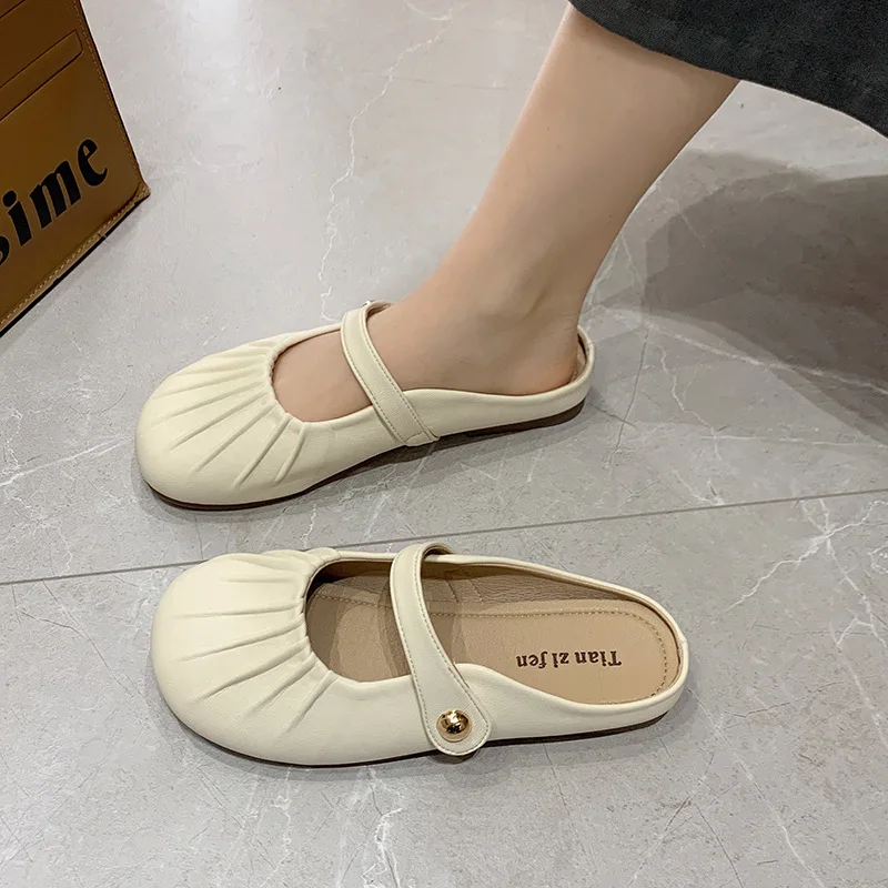 New casual beach vacation women's hooded sandals, comfortable soft soled women's slippers, outdoor walking casual shoes