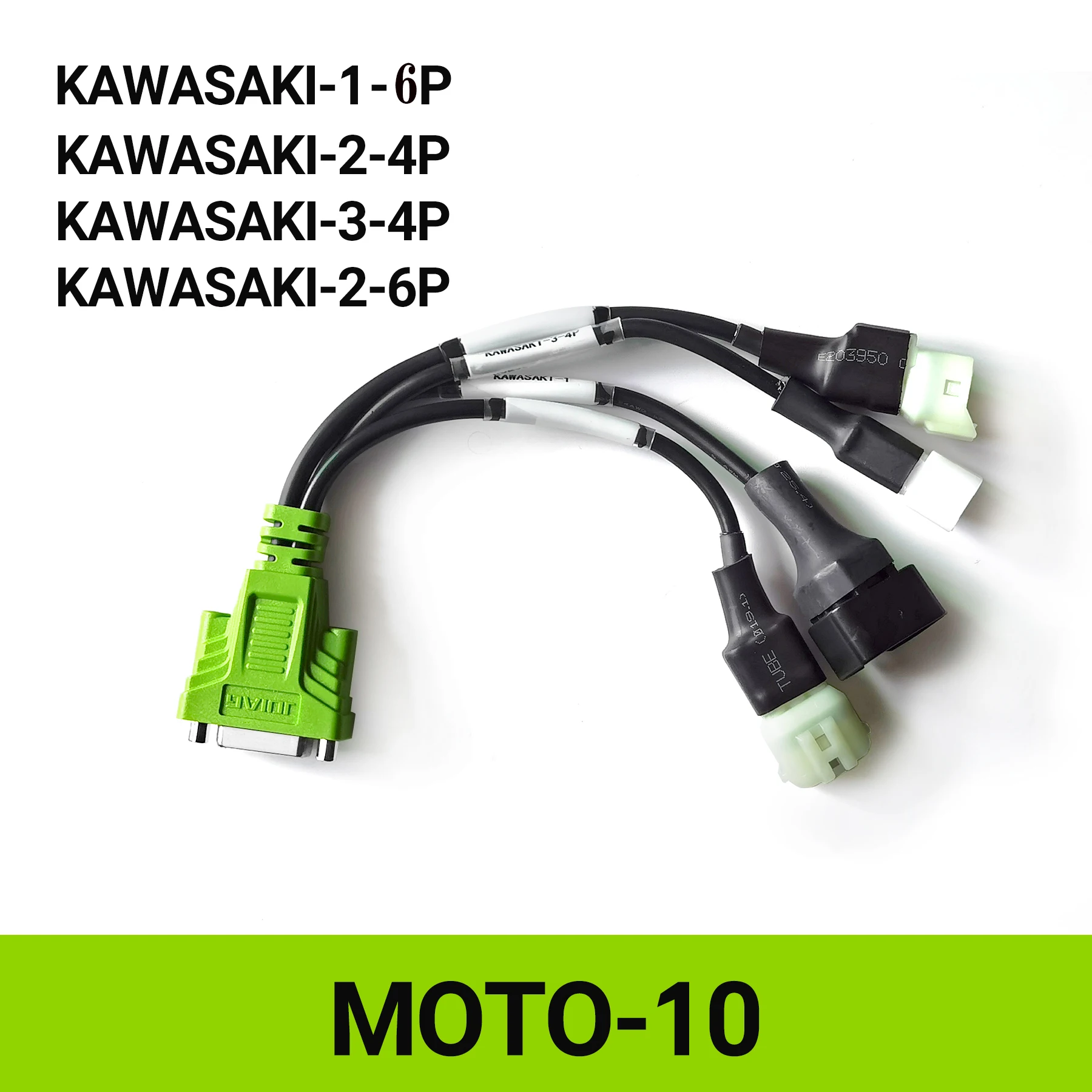 OBD2 Motorcycle Diagnostic Moto OBD Cable Connector For KAWASAKI-1-6P For KAWASAKI-2-4P For KAWASAKI 2-6P For KAWASAKI-3-4P