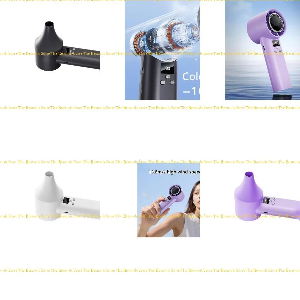 

12PF Portable Rechargeable Handheld Fan for Pocket Use 1-100 High Speed Powerful Electric Small Air Blower Dust Cleaner Tool