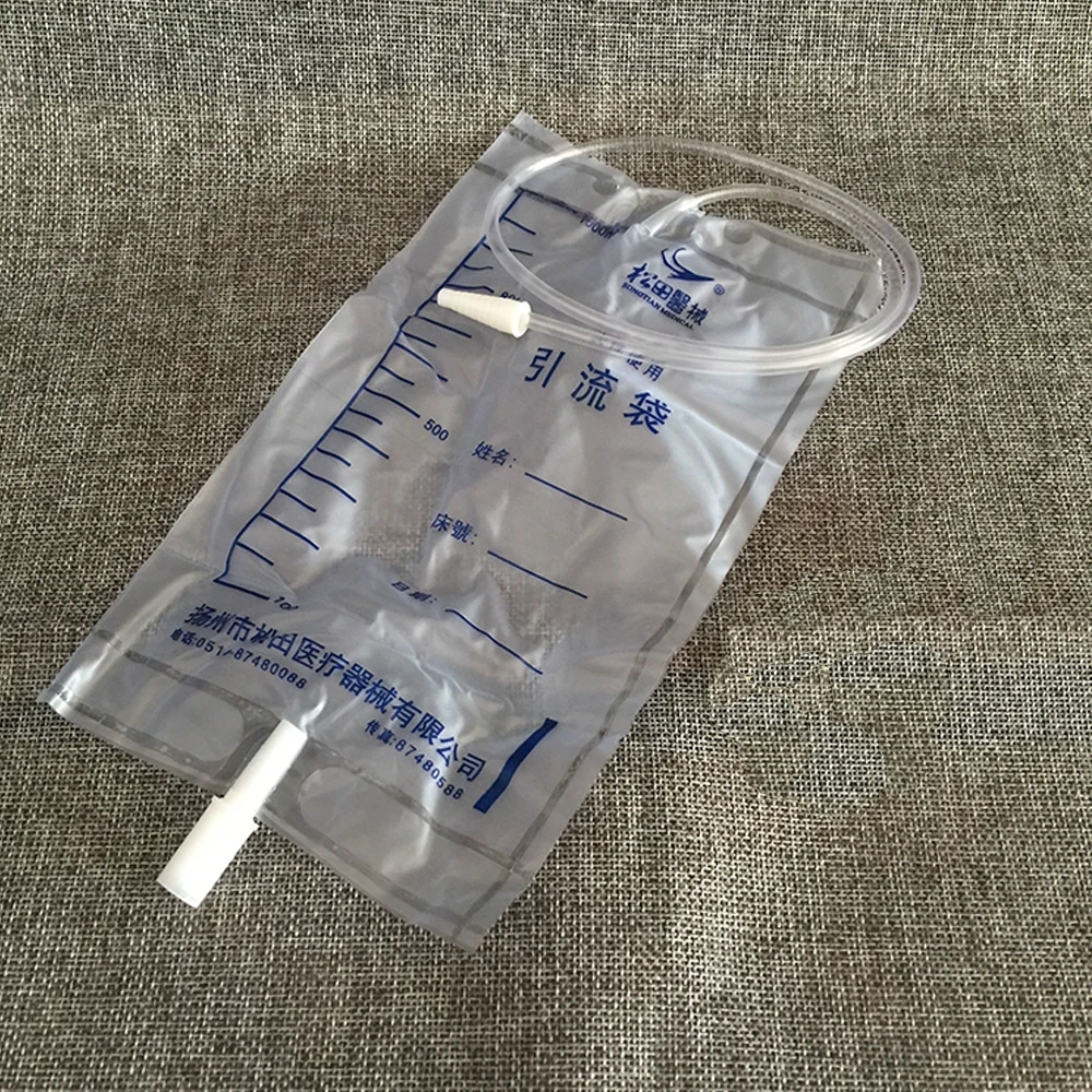 

1000ML PVC Medical Latex Sleeve Type Urine Bag Male Drainage Catheter Bag Urine Collector Bag Urinal Pee Holder Urinary Catheter