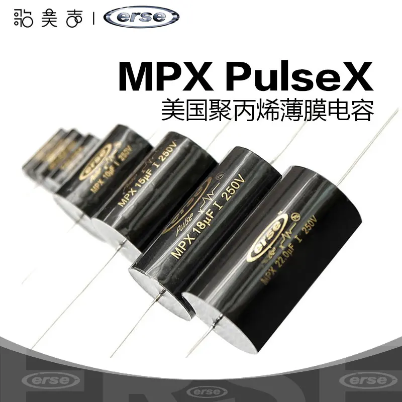 ERSE MPX PulseX USA Metalized Polypropylene Film Capacitor 250V Frequency Control 0.047uF to 33uF Range