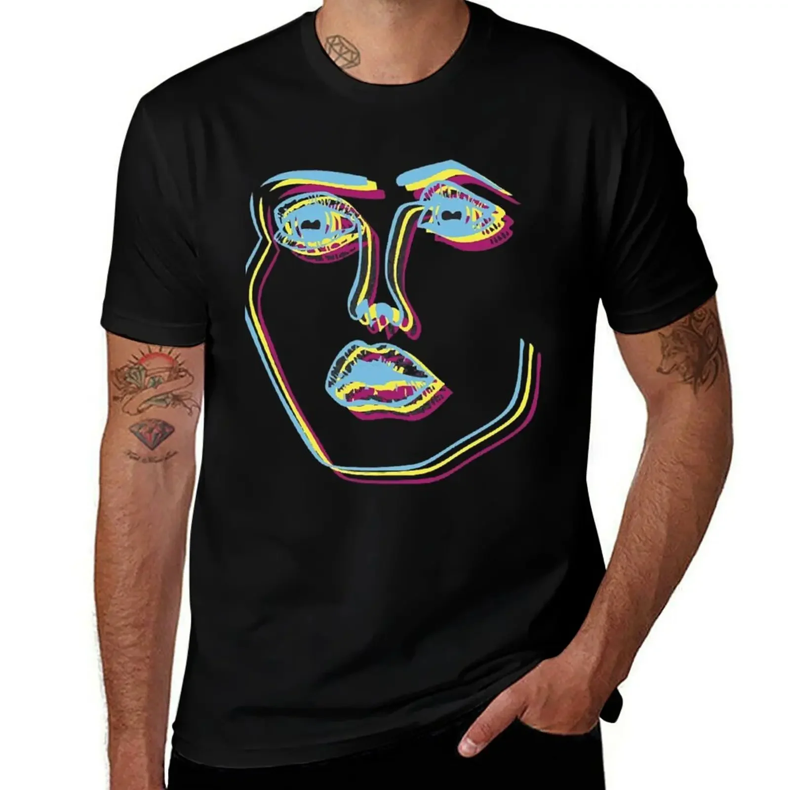 

Disclosure face logo T-Shirt vintage oversized t shirt luxury clothing labubu black t-shirts for men