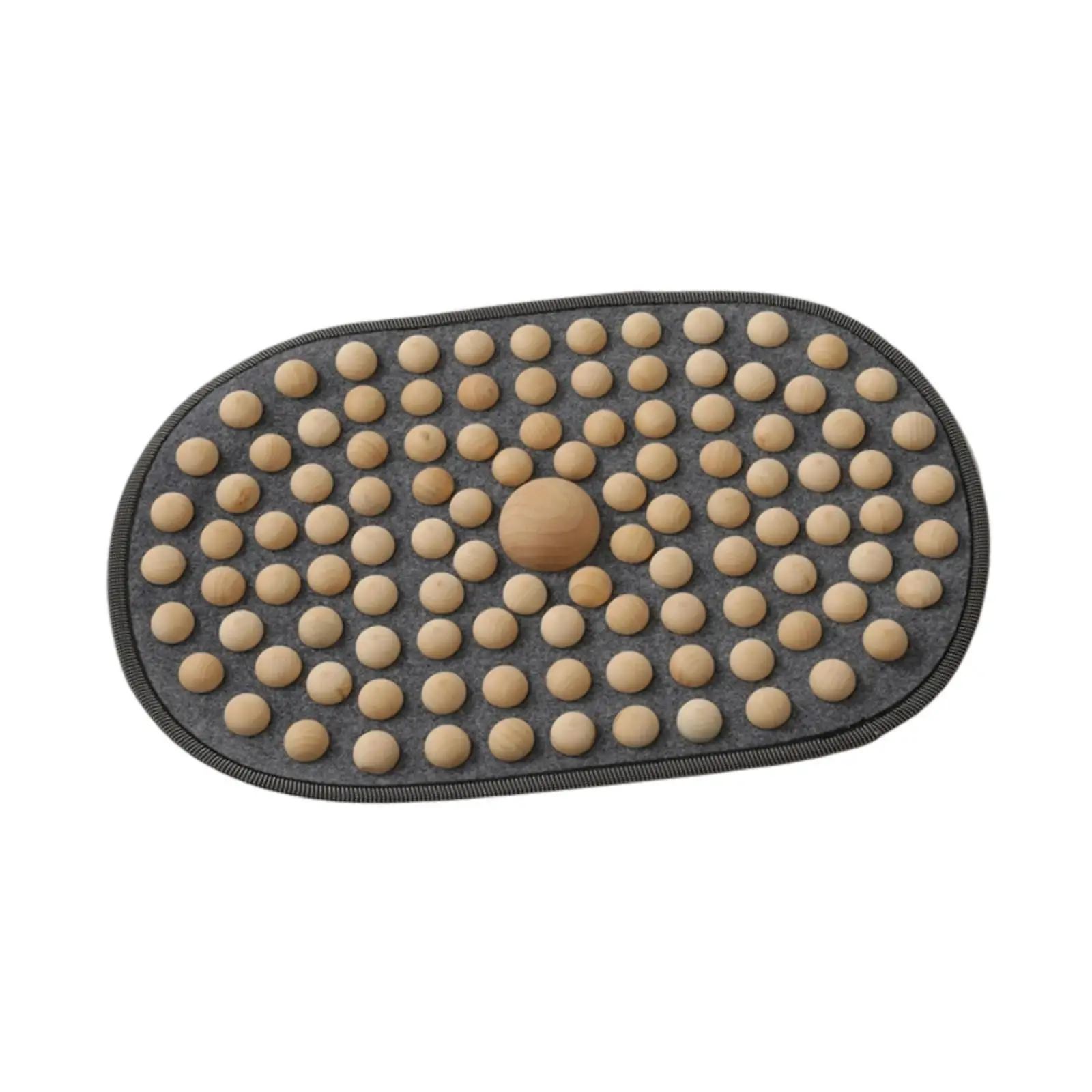 Wooden Foot Massage Pad Portable Acupressure Mat Gentle Pressure Spa Massager Lightweight Gift for Elderly Seniors