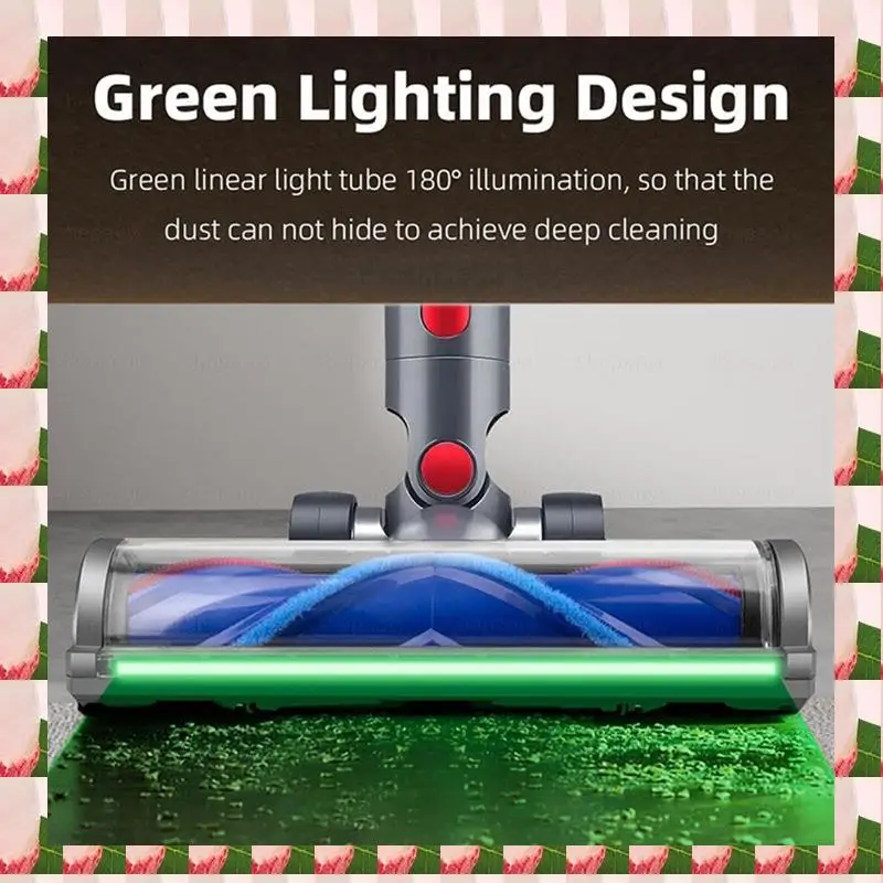 

A57I Quick Release Cleaner Head For Dyson V7 V8 V10 V11 V15 Vacuum Attachments With LED Headlights For Hardwood Floor Carpets