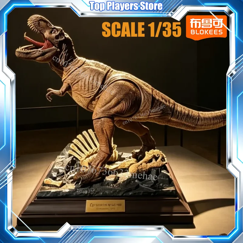 Genuine Blokees TERRAVENTURE Action Figure Toys Assembly Model Kits Jurassic World TL 01 - Tyrannosaurus Rex Gift 1/35