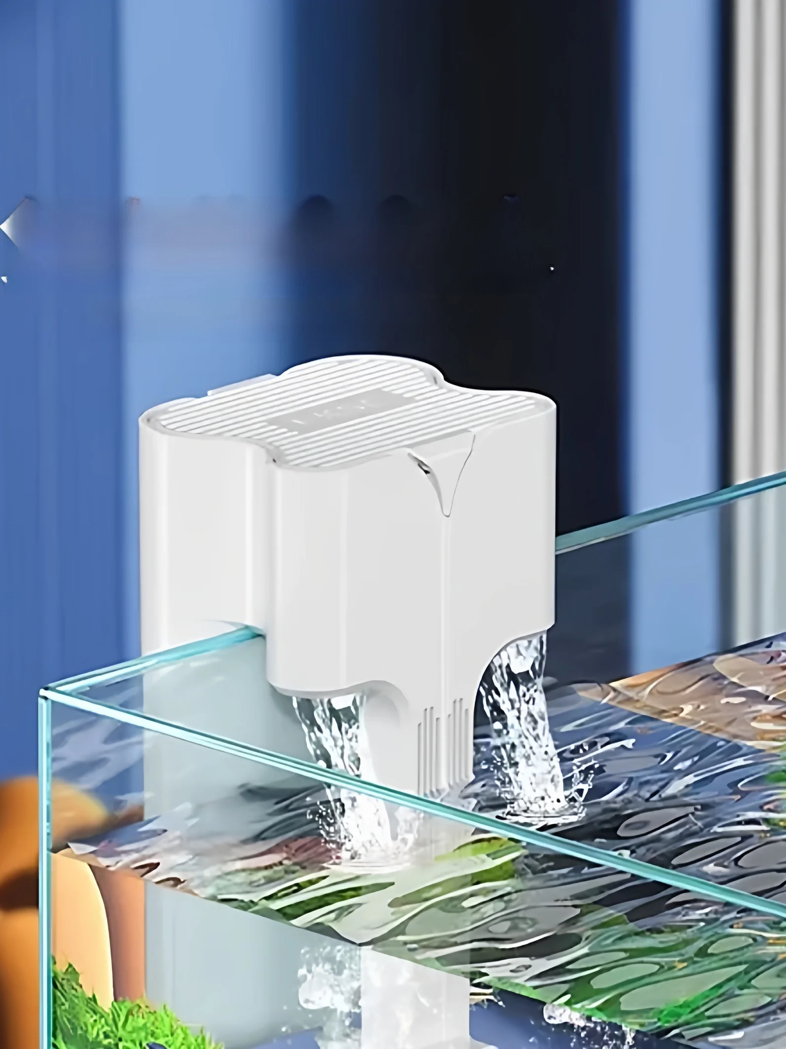 

Waterfall Sle Wall Mounted Fi Tank Filter Buet Silent Net Water Circulation Tee in One Inteated Oxyger New Model