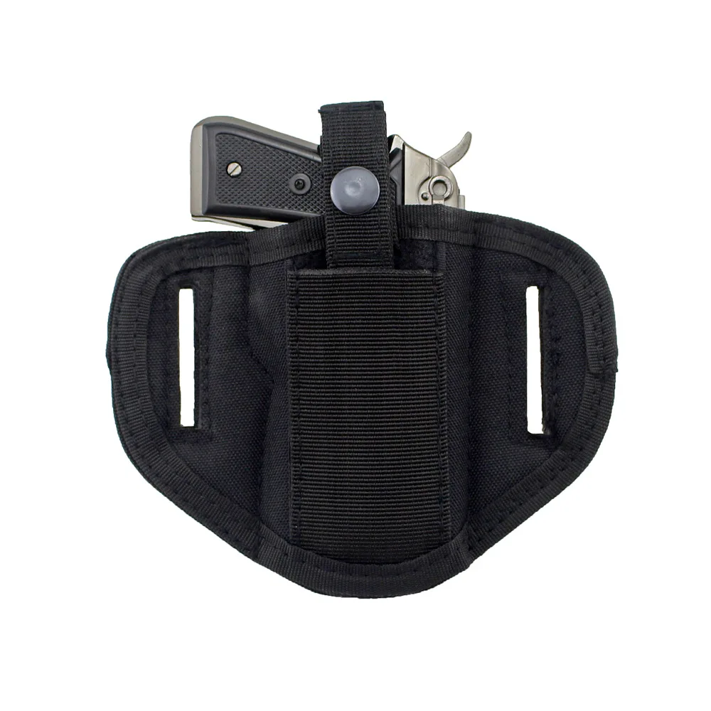 600D Nylon Tactical Gun Holster Concealed Carry Holster Wear Belt Holster Airsoft Gun Bag for Compact Subcompact Pistols Handgun