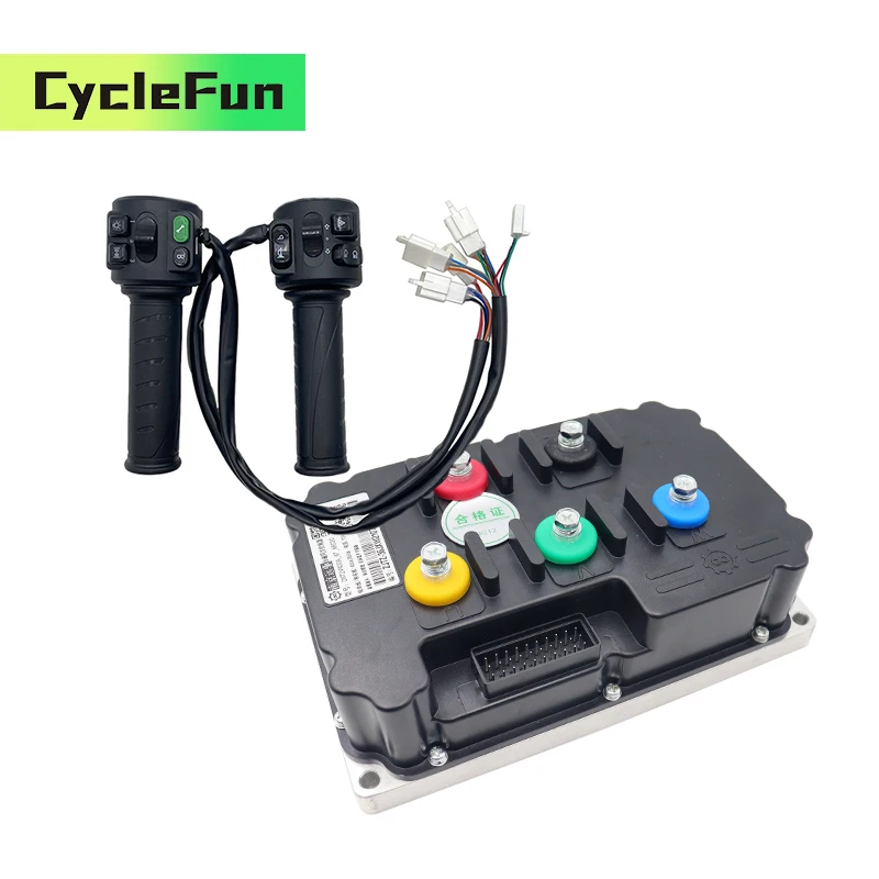 

FarDriver ND96850 96V DC 450A Peak 850A 8KW Controller With T08 Throttle For Electric Motorcycles Dirt Bike Scooter Accessories