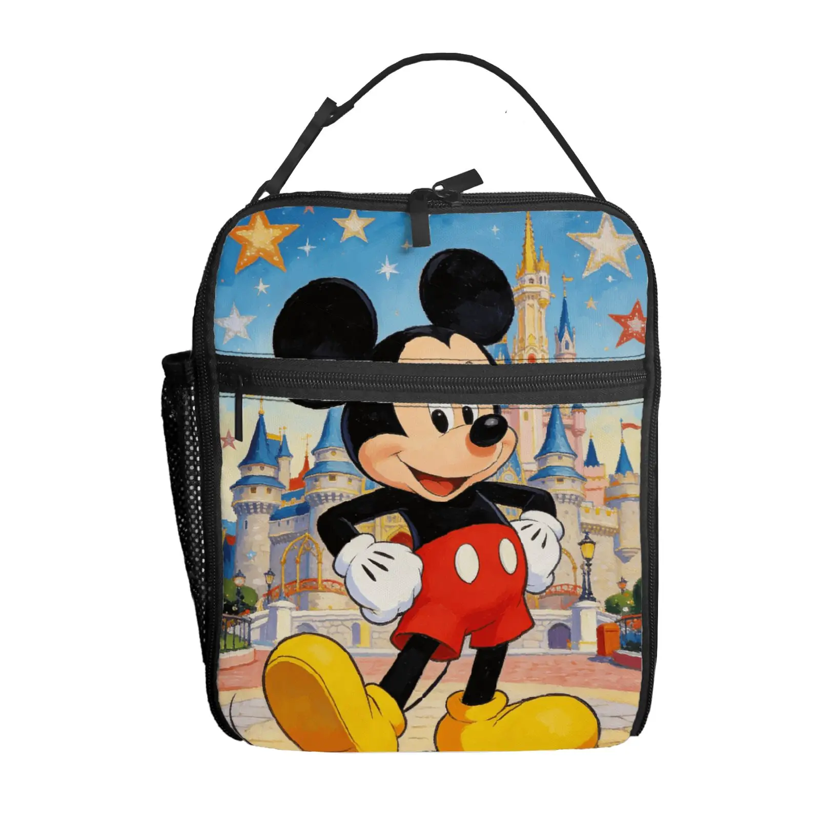

1pc Mickey Lunch Bag Handbag High-Quality Cute Casual Party Picnic School Gift for Daily Use