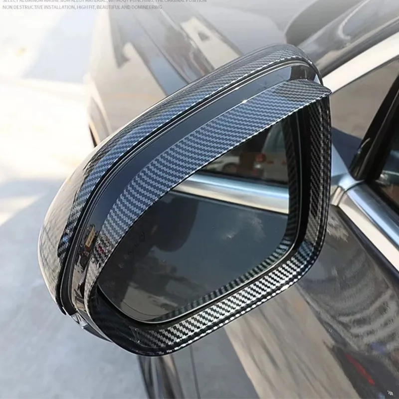 2PCS Rear View Mirror Rain Eyebrow Cover Trim FOR LEADING IDEAL LiXiang L9 L8 L7 2022 2023 2024 2025 Exterior Accessories