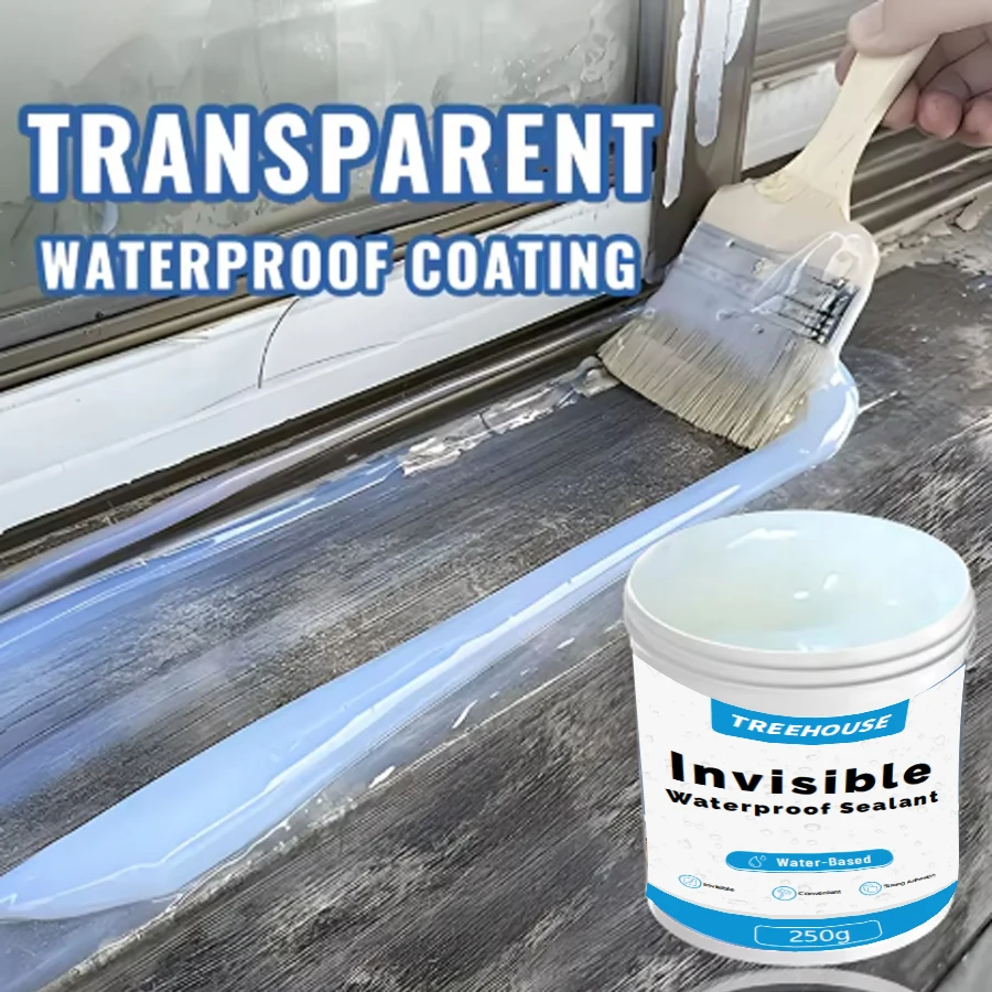 Super Strong Transparent Anti-Leakage Waterproof Coating Invisible Water-Based Sealant for Bathroom Roof Wall Tile Wood Brick