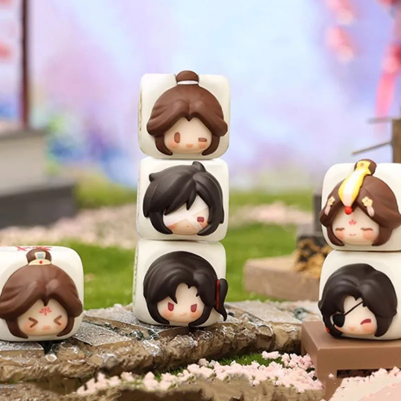 Cielo ufficiali benedizione dadi Candy Blind Box Q Version Anime Figure Tian Guan Ci Fu Xie Lian Hua Cheng Mystery Box Toy Gifts