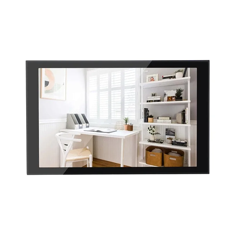 8 Inch POE Wall-Mounted Touch Panel Home Thermostat KNX 2GB Memory Recessed Mounted Touchscreen Tablet for Smart Home Automation