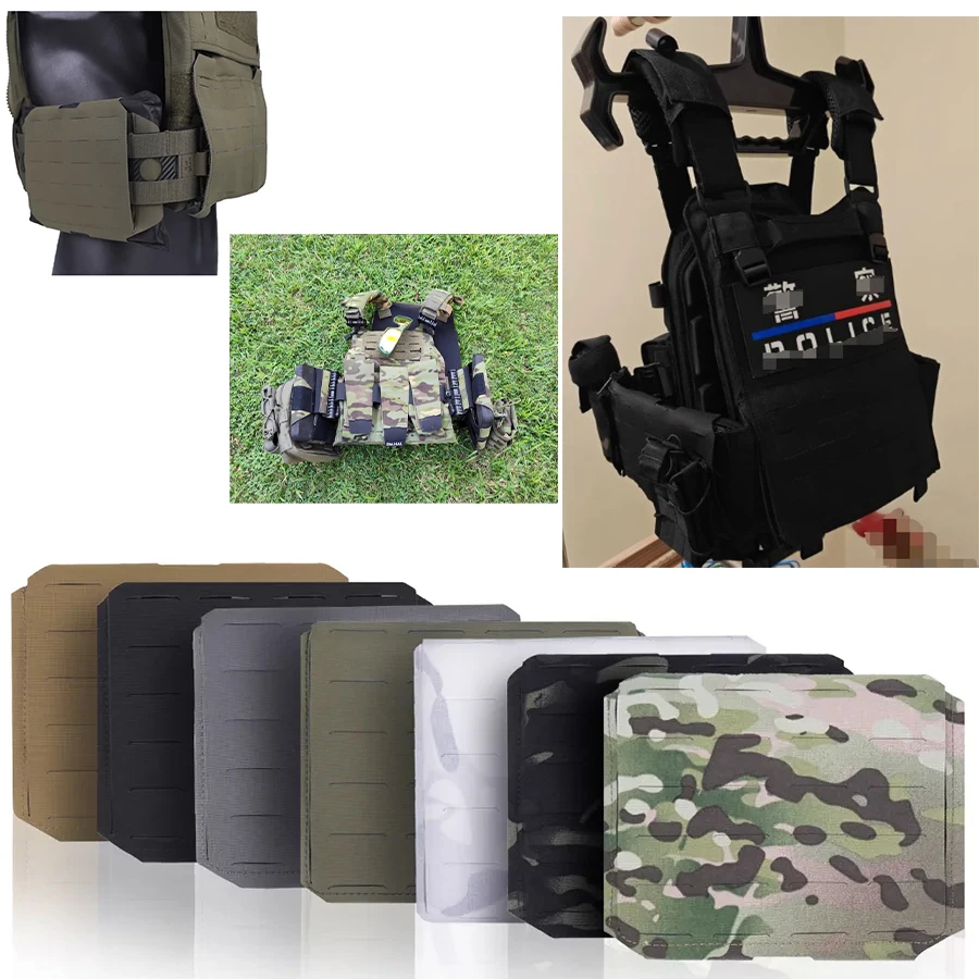 

NEW Outdoor Tactical Hunting CS 1 Pair Adjustable Vest Molle Side Plate Pouch Set JPC FCPC FCSK Insert Panel Side Panel Bag