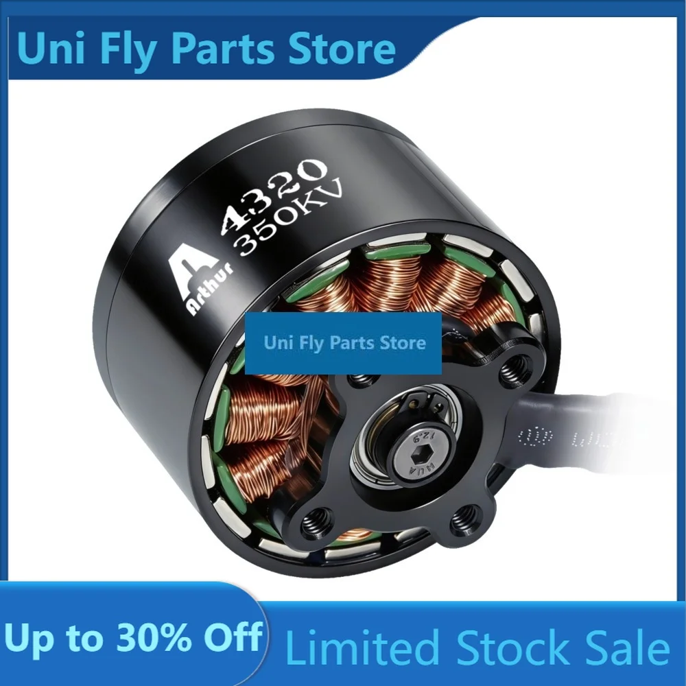 UniFlyFlashhobby A4320 4pcs 350KV 6-12S High Speed Brushless Motor Long Range X-Class RC Model Parts