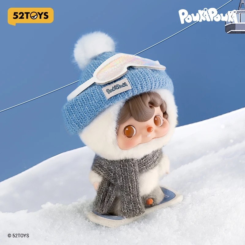 

52TOYS POUKAPOUKA Ski Together Vinyl Plush Toy, Height: 16cm