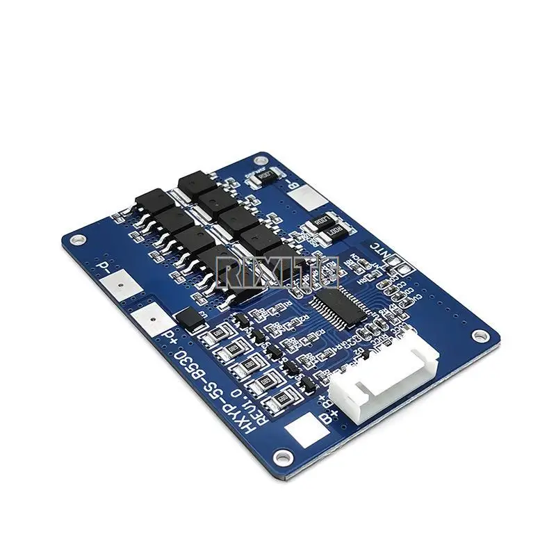 BMS 5S 18V 21V 30A Lithium Battery Charger Protection Board 18650 Protection Circuit Board With Balanced Temperature Control