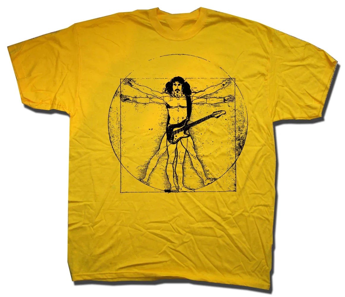 

Hot Frank Zappa T-shirt Yellow Cotton Unisex Tee All Sizes S to 5Xl NL1638