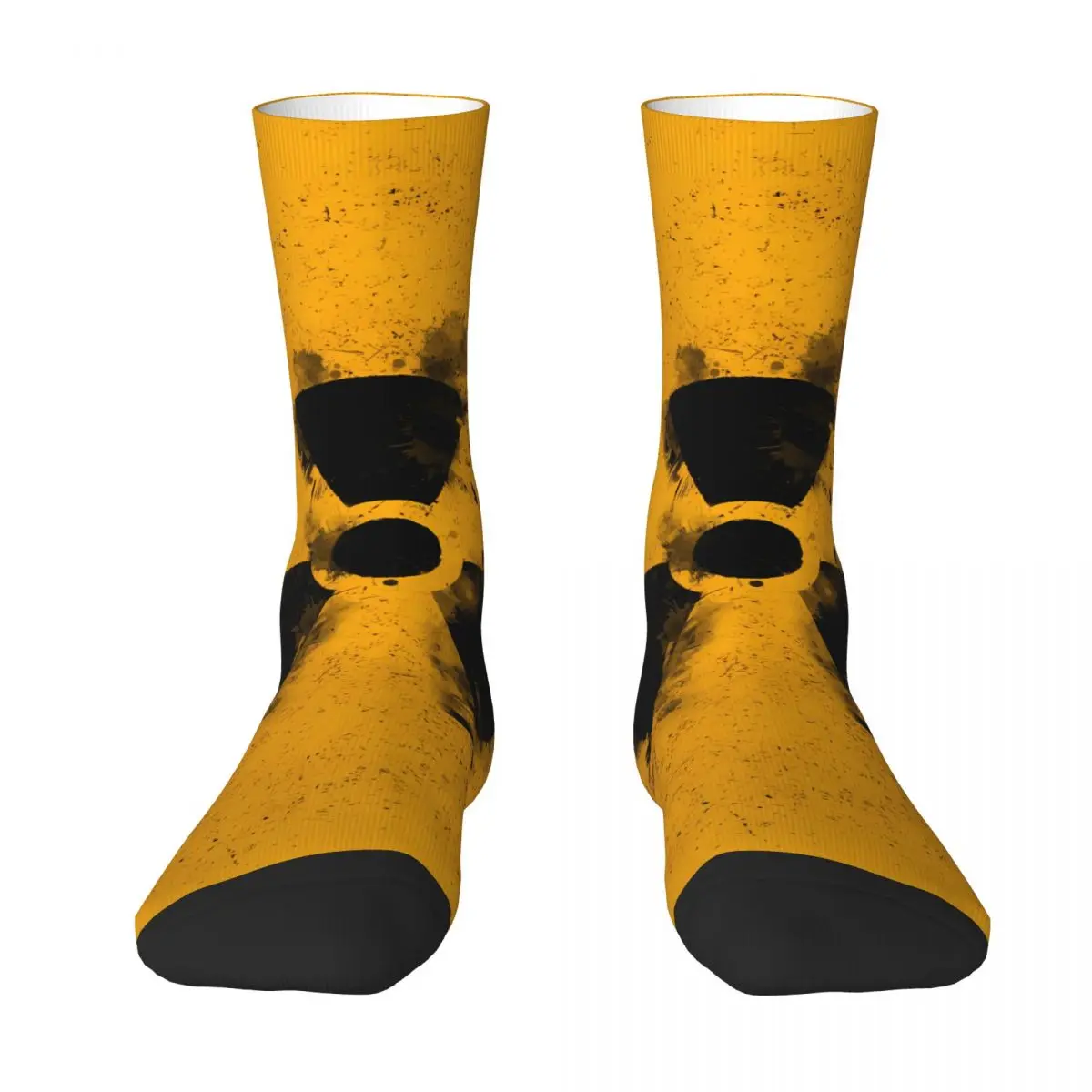 Warning Sock Printed Man Polyester