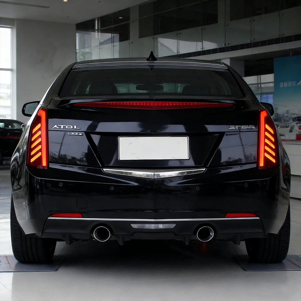 For CADILLAC ATS 2013-2023 Car Taillights Assembly Upgrade LED Streamer Turn Light Start Animation Plug and Play Accessories