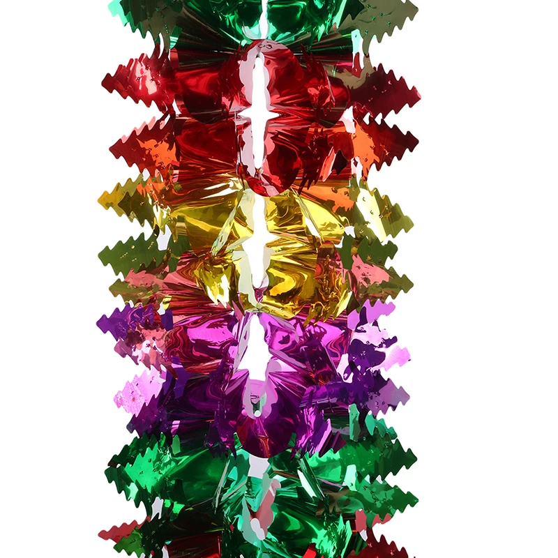 PET Tinsel Ribbon Garland For Christmas Decoration Xmas Tree Wrapping Ribbon Christmas Ornaments New Year Decor Supplies