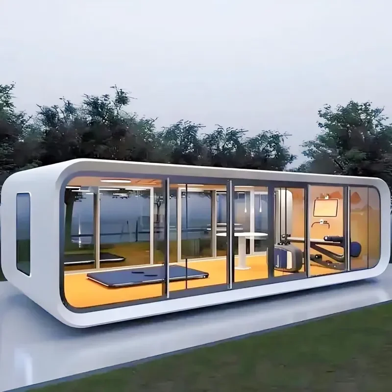 Prefab Customized Double Deck Houses 20ft 40ft Cabin Canteen Shop Hotel Quick Assembly Mobile Modular House
