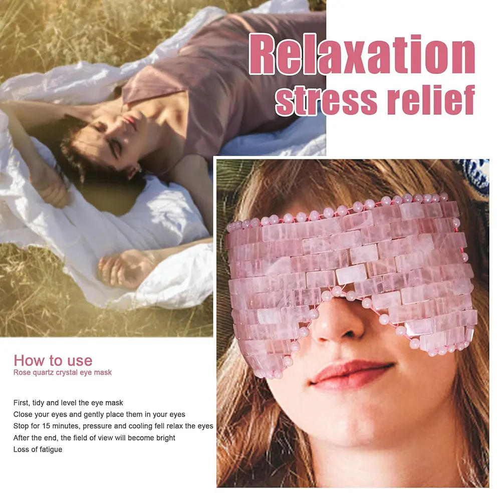 Natural White Jade Eye Mask Massager for Women Wrinkle Remove Dark Circles Anti-aging Facial Skin Care Tools Beauty Massage