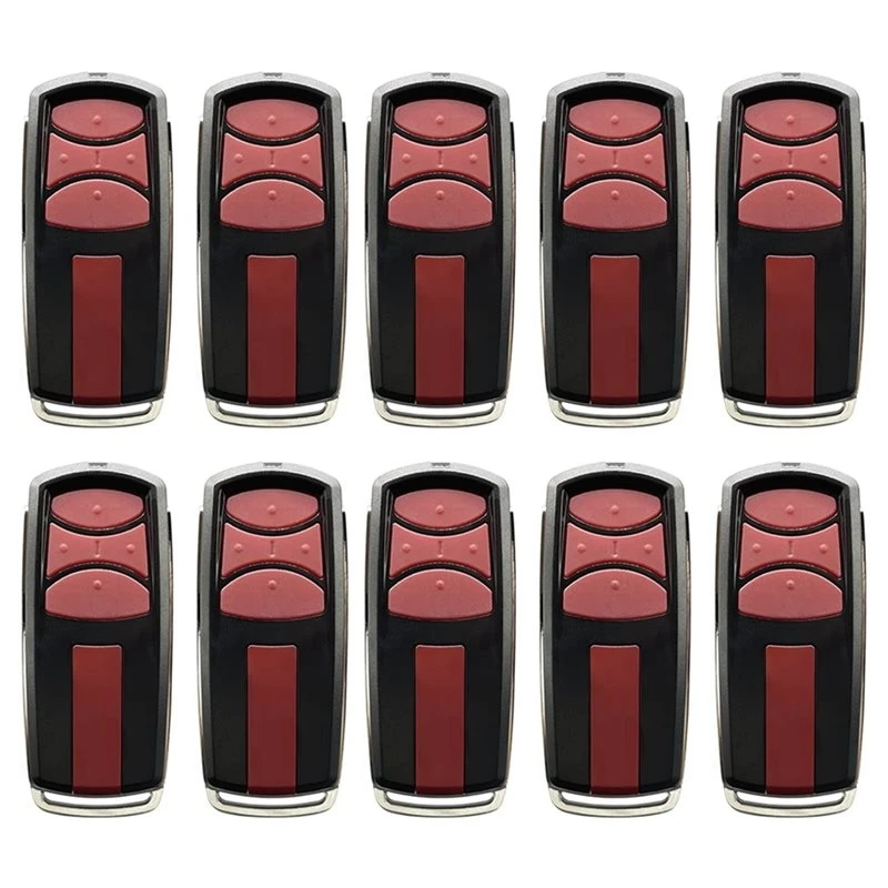 NEWCCDD Garage Door Opener Remote Controller 10PCS For ME960-LM 4 Buttons 433.30Mhz 433.92Mhz 434.54Mhz