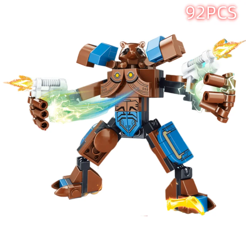 Disney Building Blocks Mini Model Figures Compatible Spiderman Iron Man Venom Captain Hawk Deadpool Technic Armor City Gift Toys