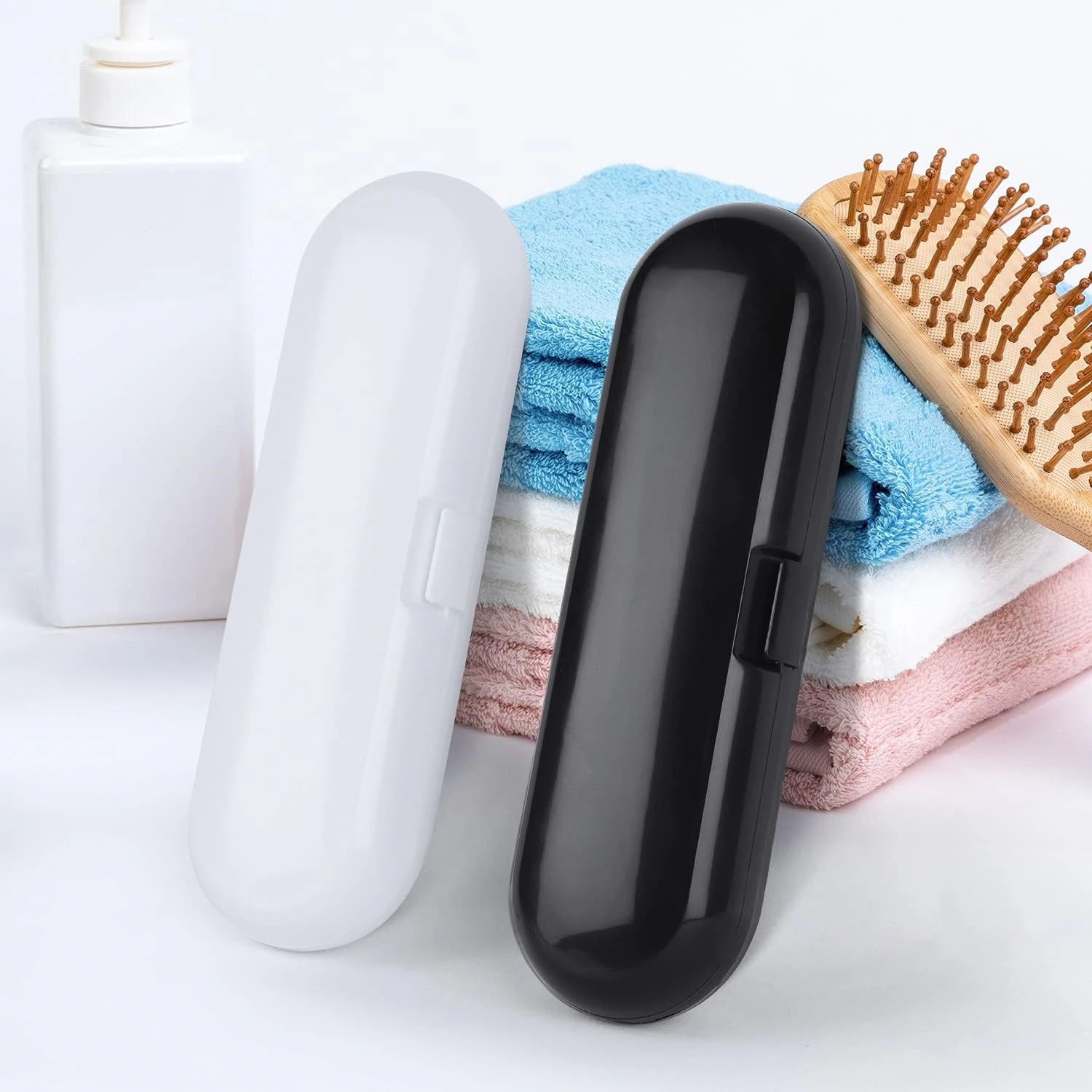 Travel Toothbrush Case - Portable Toothbrush Breathing Container for Travel, Camping, Home - Toothbrush Case for Adults Travel