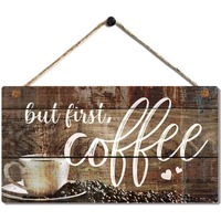 Vintage Farmhouse Coffee Wall Decor - \