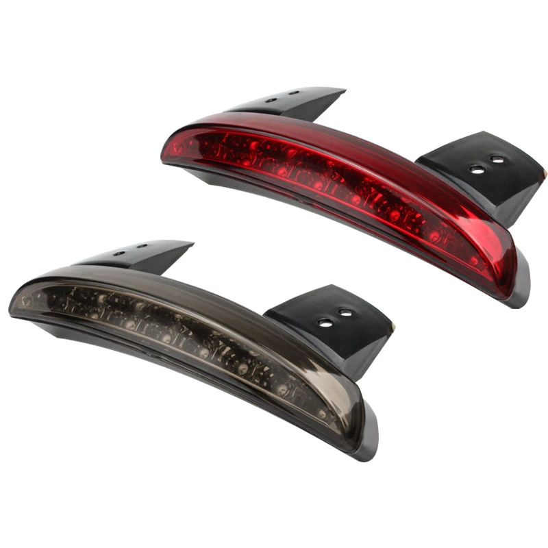Motorcycle tail lights, LED brake lights, motorcycle modification accessories, rear mudguard, 5-wire tail lights