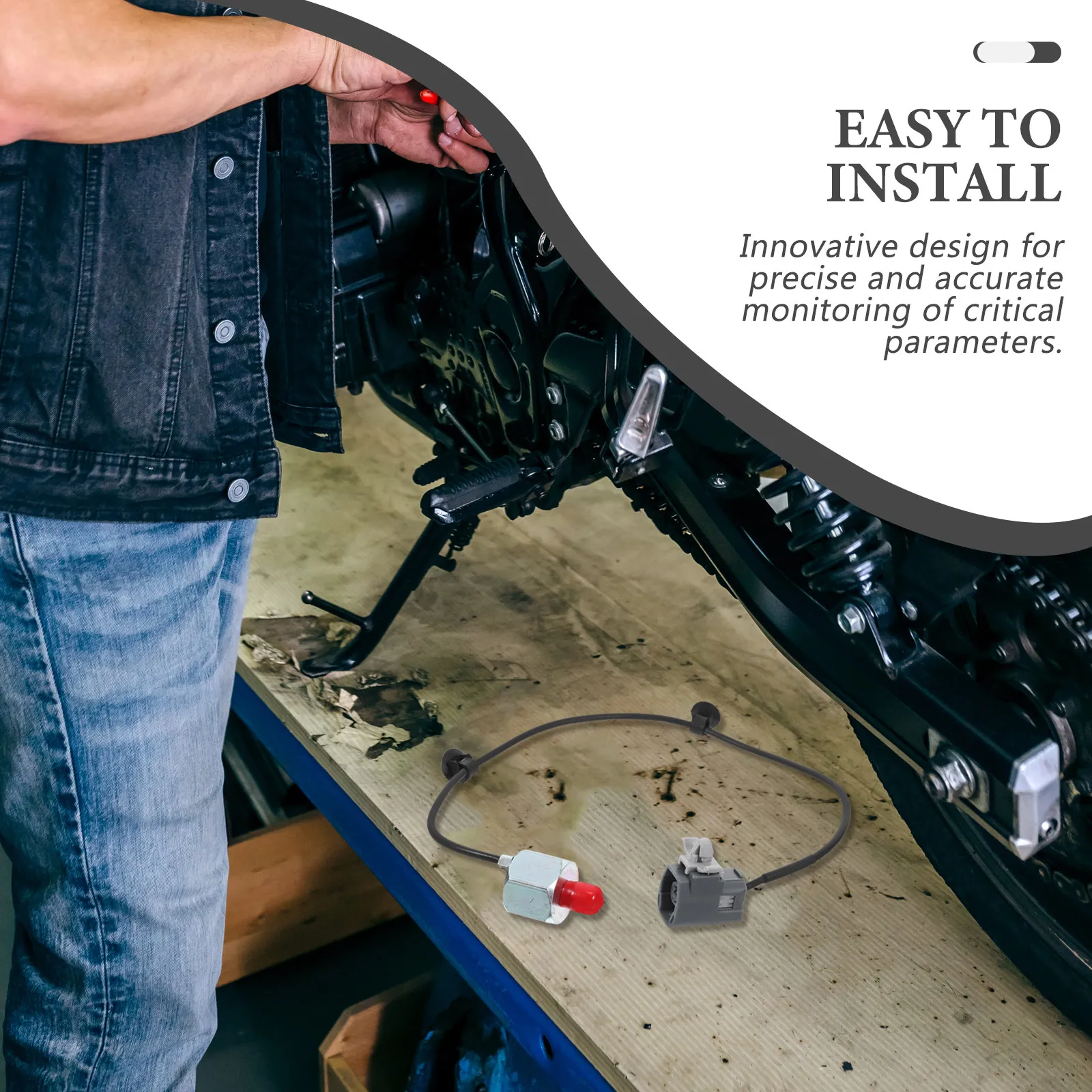 Engine Knock Sensor Wire Harness Kit for Accurate Diagnostics Stable Materials Easy Installation Optimal Performance Monitoring