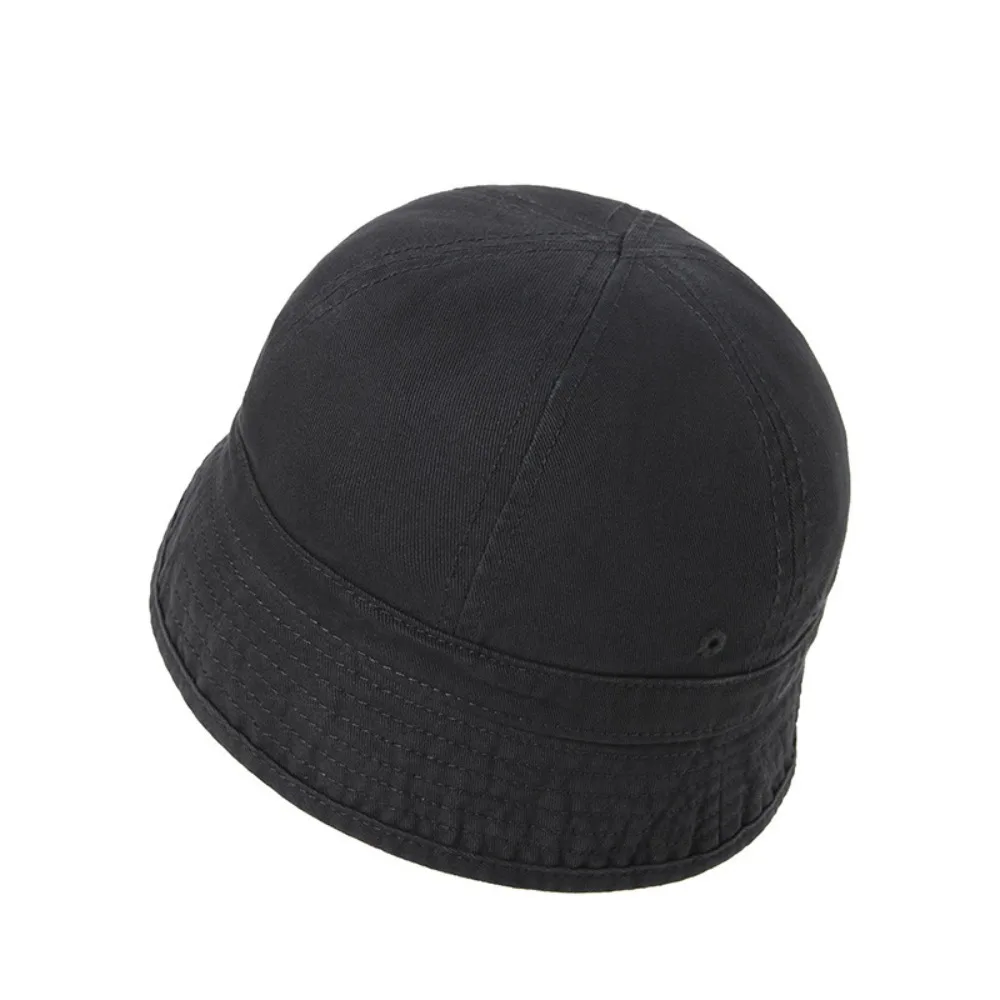 قبعة صياد قطنية بسيطة ناعمة بلون سادة للحماية من الشمس، قبعة رياضية دلو، ملابس الشارع #1