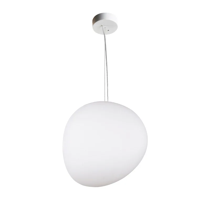 Modern Pendant Light Led Glass Ball White Nordic Hanging Lighting Fixture Living Room Bedroom Dining Corridor Kitchen Decor Lamp