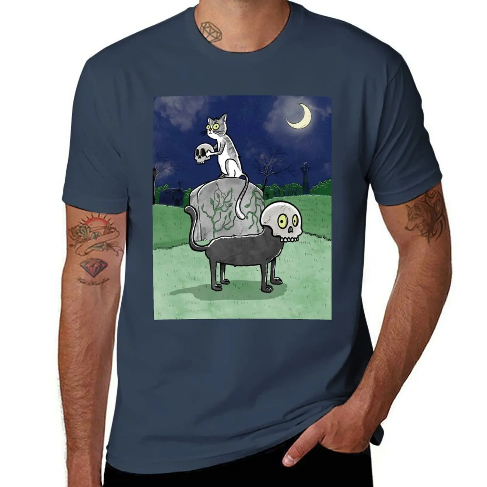 

Gravedigger Cats T-Shirt t shirt personalised graphic t shirts for man T-Shirt