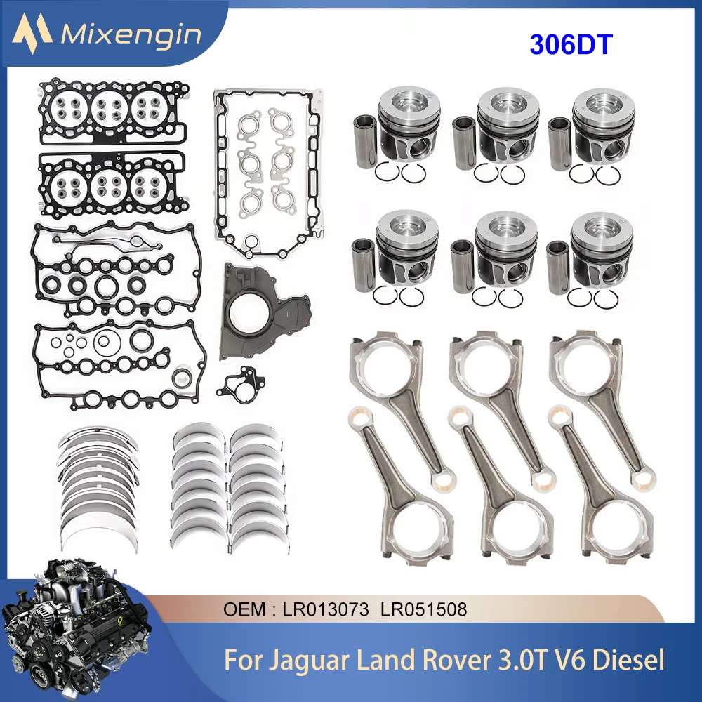 

Комплект прокладок подшипника шатуна двигателя для Jaguar F-PACE XF XF Land Rover Discovery Range Rover 306DT 3.0T V6 Diesel